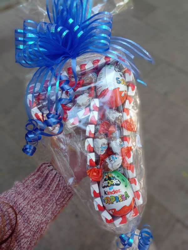 Tartas de numeros con chocolates