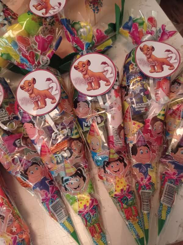 10 Bolsitas de chuches para invitados personalizadas