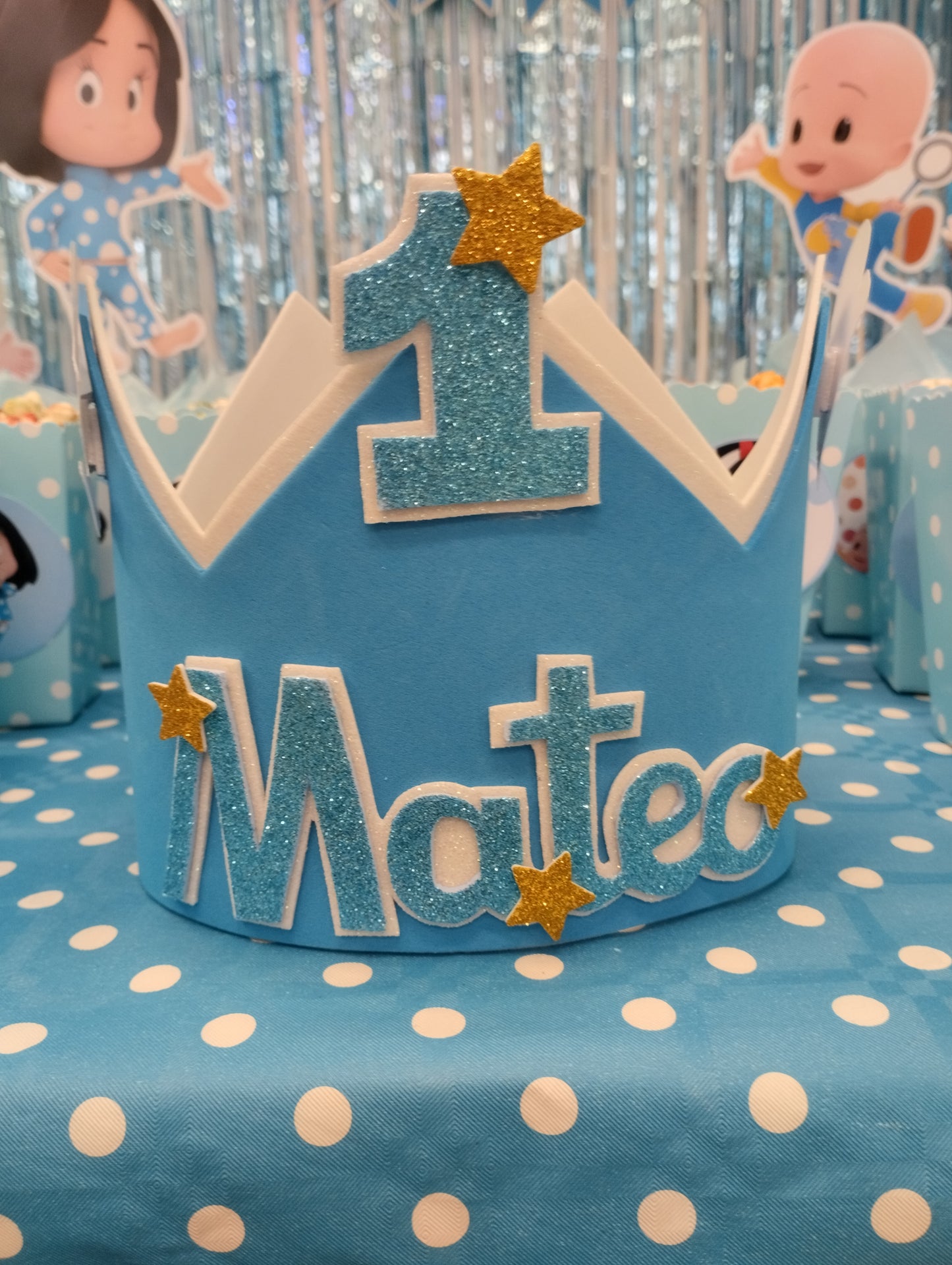 Corona cumpleaños personalizada