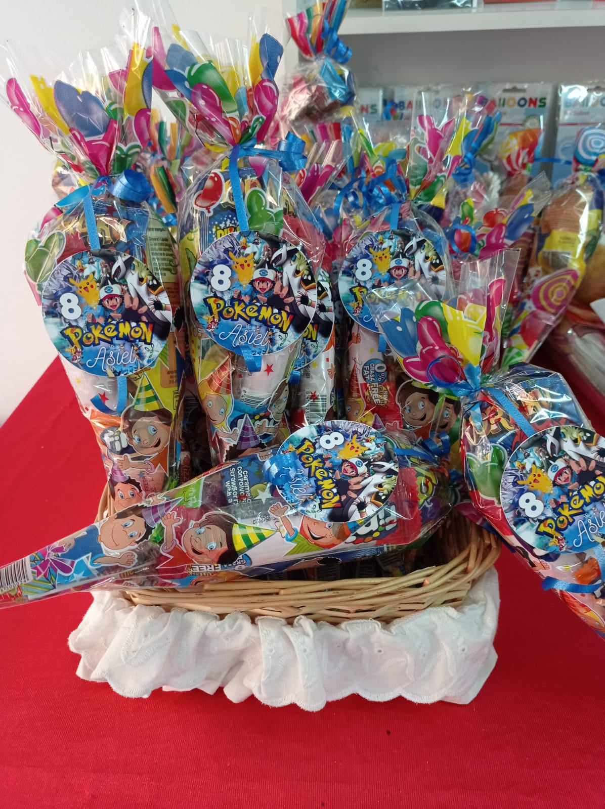 10 Bolsitas de chuches para invitados personalizadas