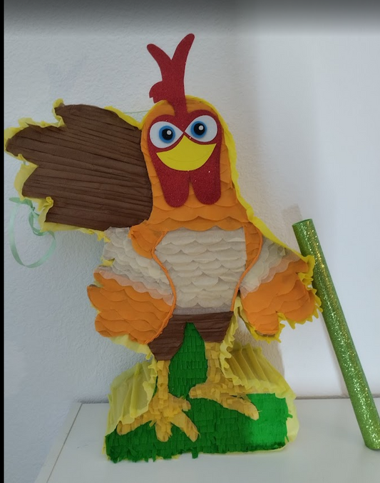 Piñata Gallo Bartolito Granja personalizada