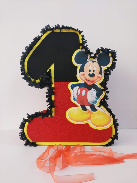 Piñata Numero 1 Mickey Mouse