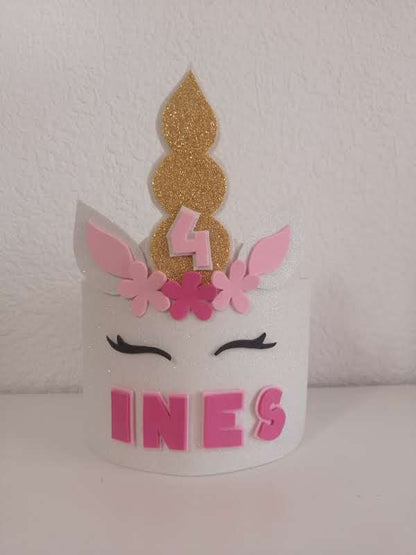 Corona cumpleaños personalizada