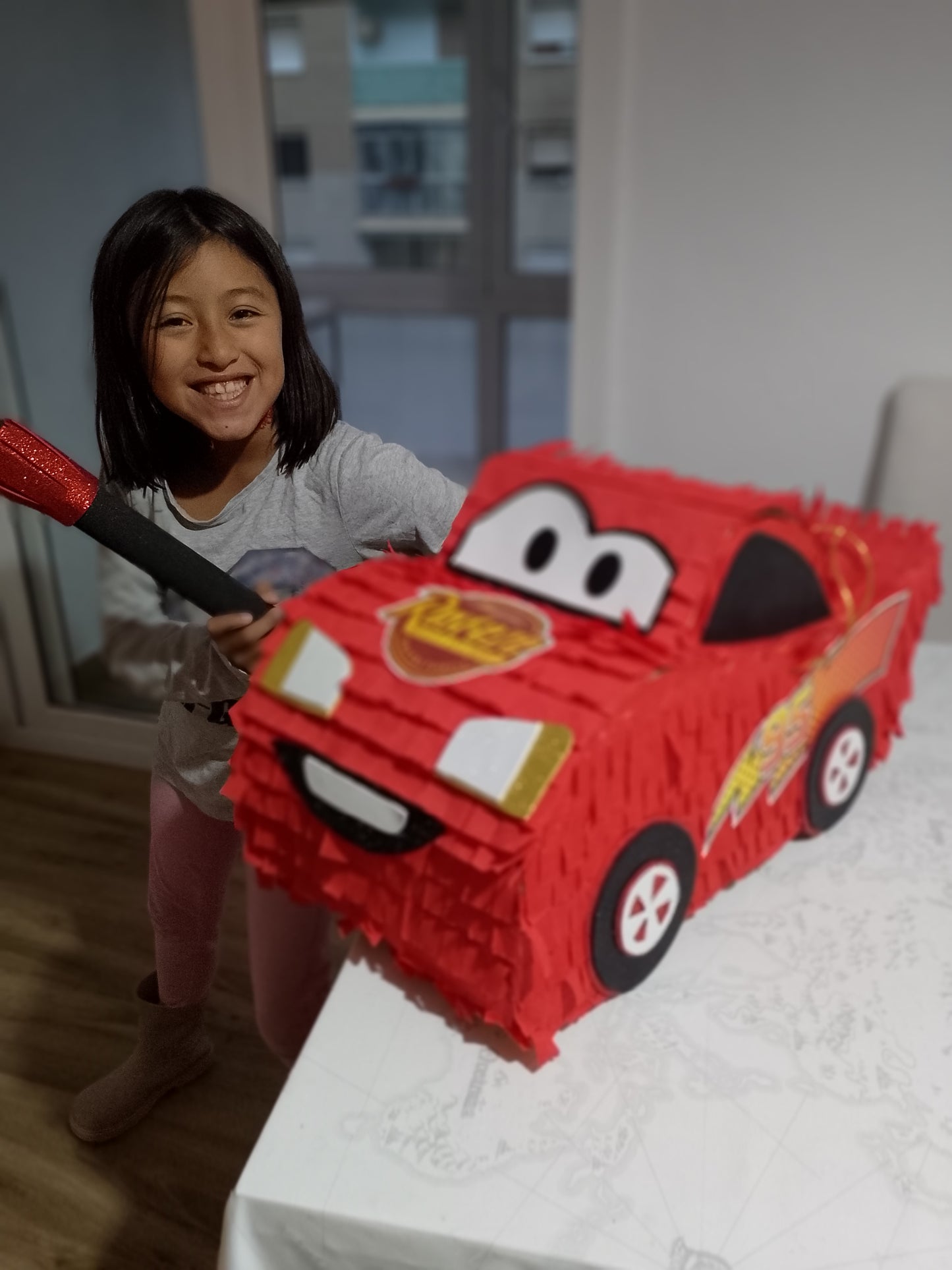 Piñata Cars Rayo McQueen  personalizada