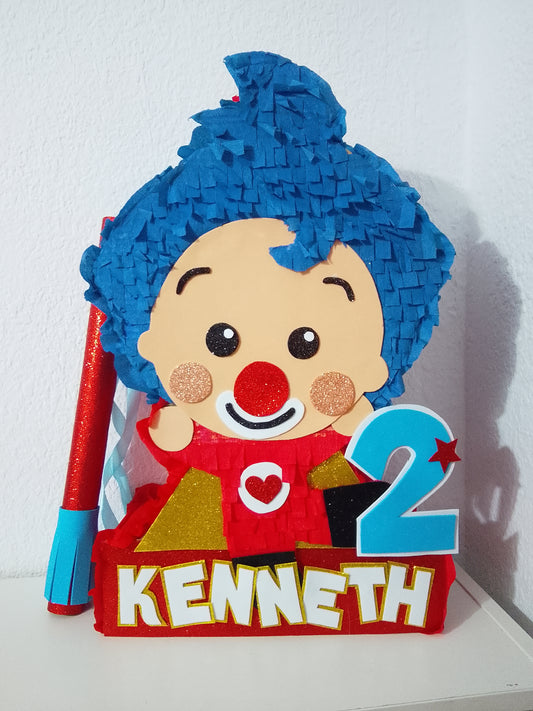 Piñata Payaso Plimplim para cumpleaños