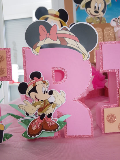 Letras 3D personalizadas