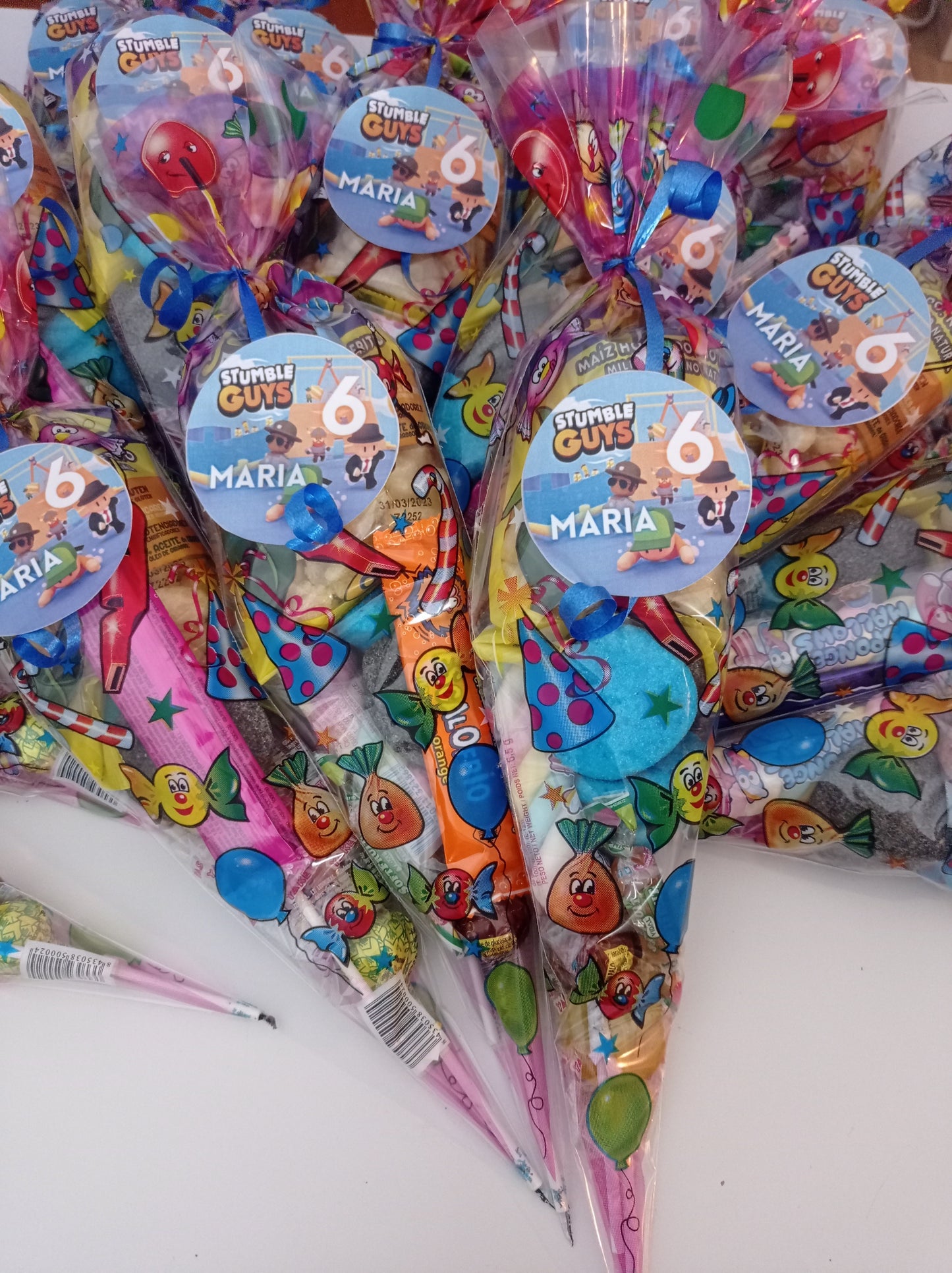 10 Bolsitas de chuches para invitados personalizadas